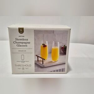 Threshold Stemless Champagne Glasses
